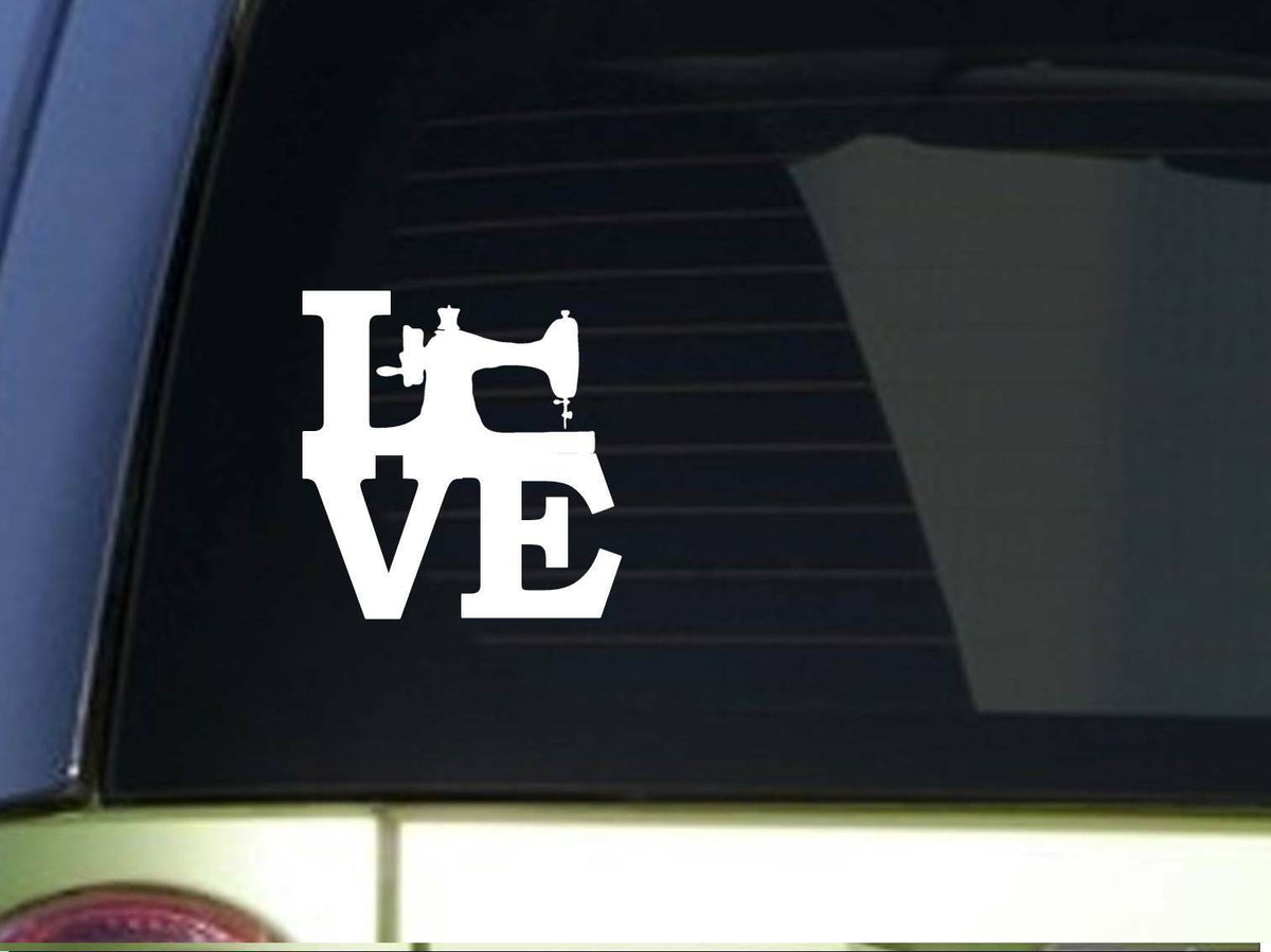 Sewing Love 6X Vinyl Decal – 6 Inch