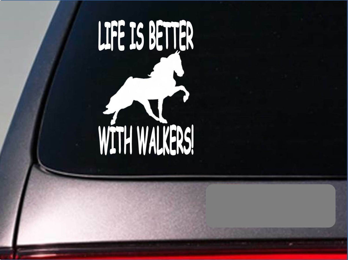Life Is Better with Walkers Vinyl Decal – 6 Inch