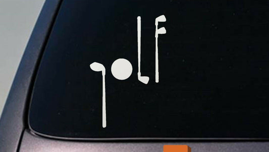 Golf Club Vinyl Decal – 7.5 Inch
