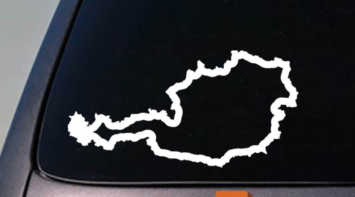Austria Country Vinyl Decal – 6 Inch