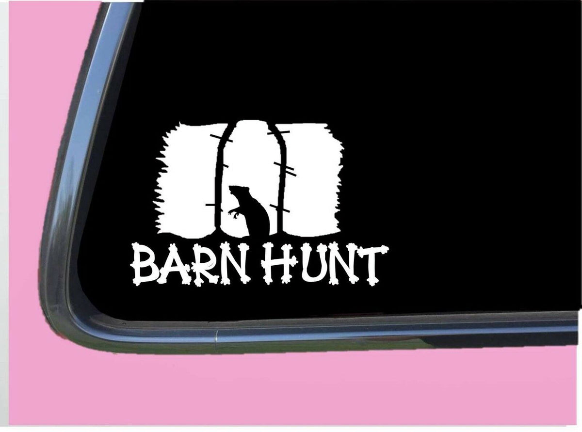 Barn Hunt Vinyl Decal – 6 Inch