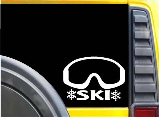 Ski Vinyl Decal – 8 Inch