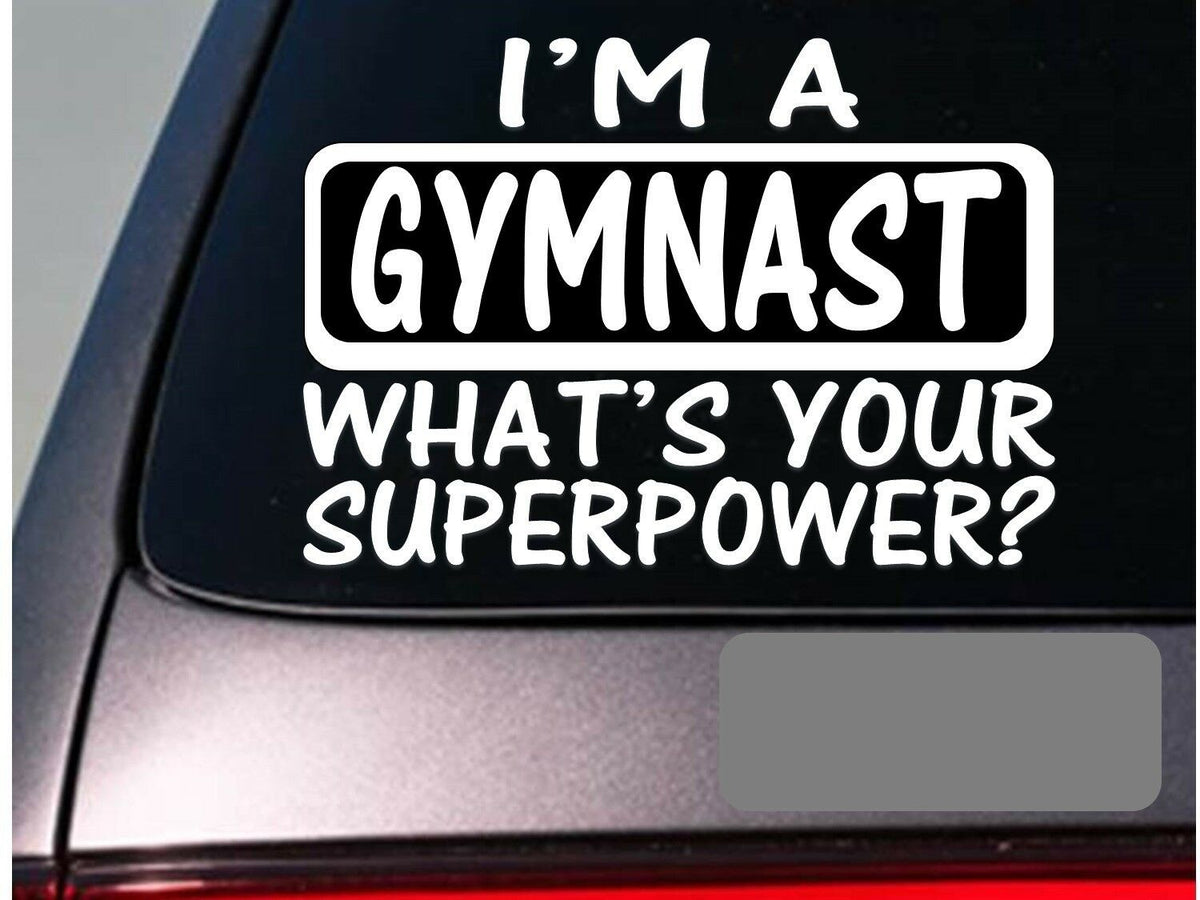 I'm a Gymnast Vinyl Decal