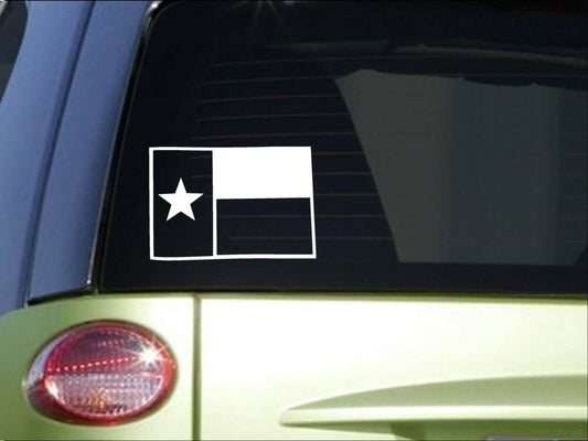 Texas Flag Vinyl Decal – 8 Inch
