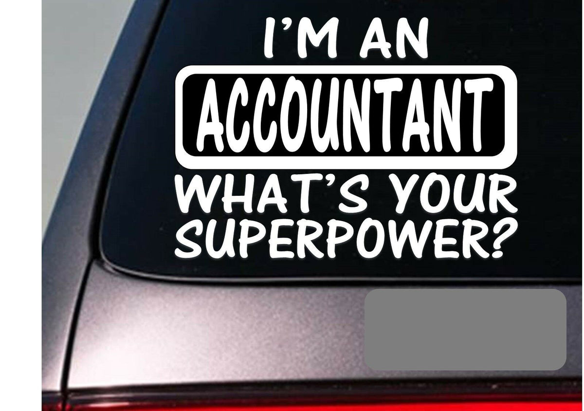 I'm an Accountant Vinyl Decal
