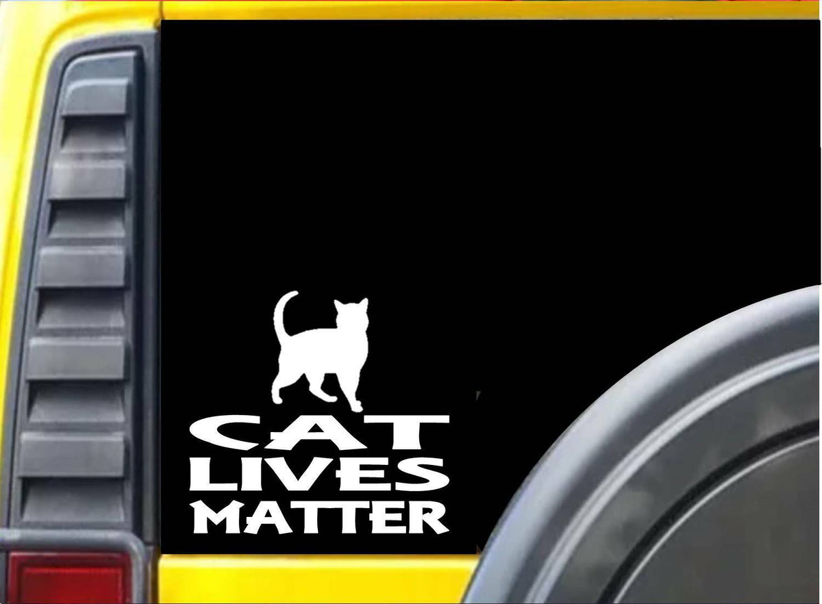 Cat Lives Matter Vinyl Decal – 6 Inch
