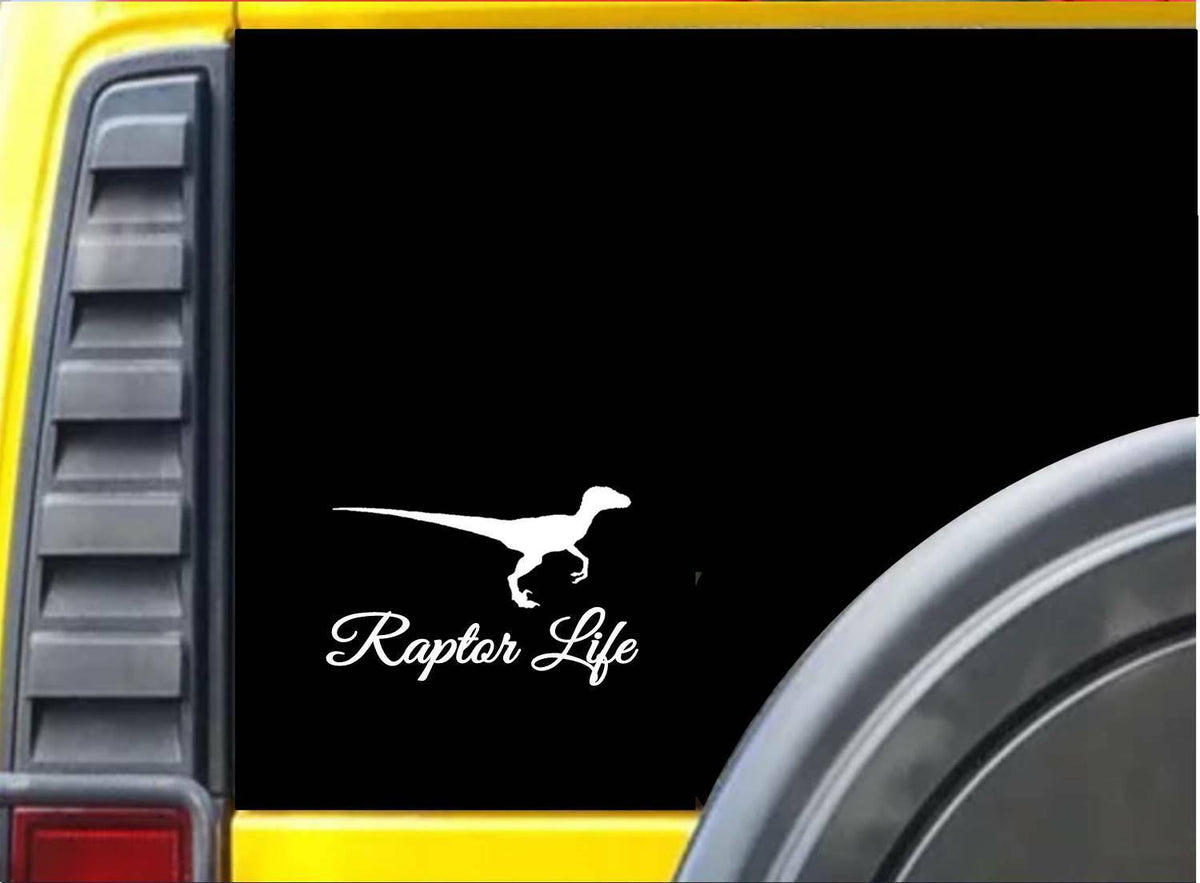 Velociraptor Life Vinyl Decal – 8 Inch