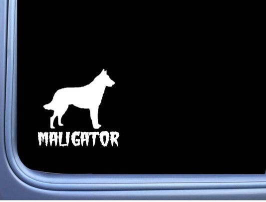 Maligator Belgian Malinois Vinyl Decal – 6 Inch