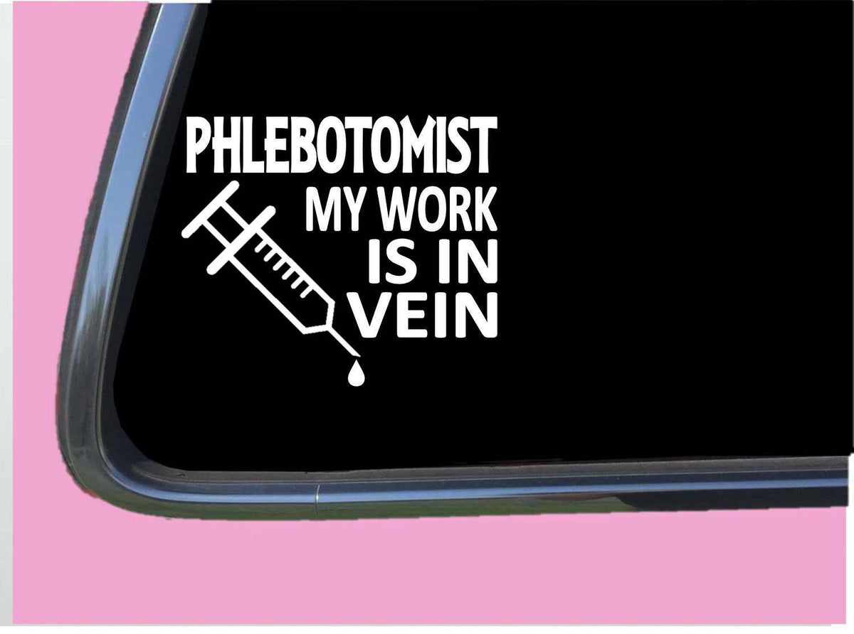 Phlebotomist Vinyl Decal – 6 Inch