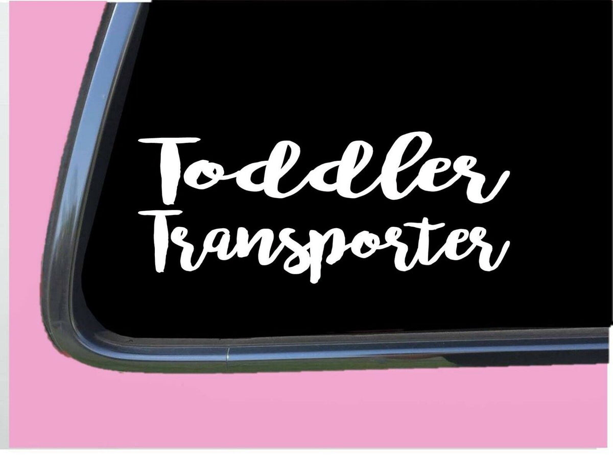 Toddler Transporter Vinyl Decal – 8 Inch