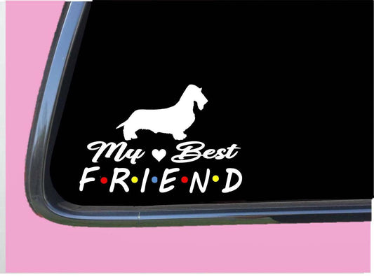 Dachshund Wirehair Vinyl Decal – 6 Inch