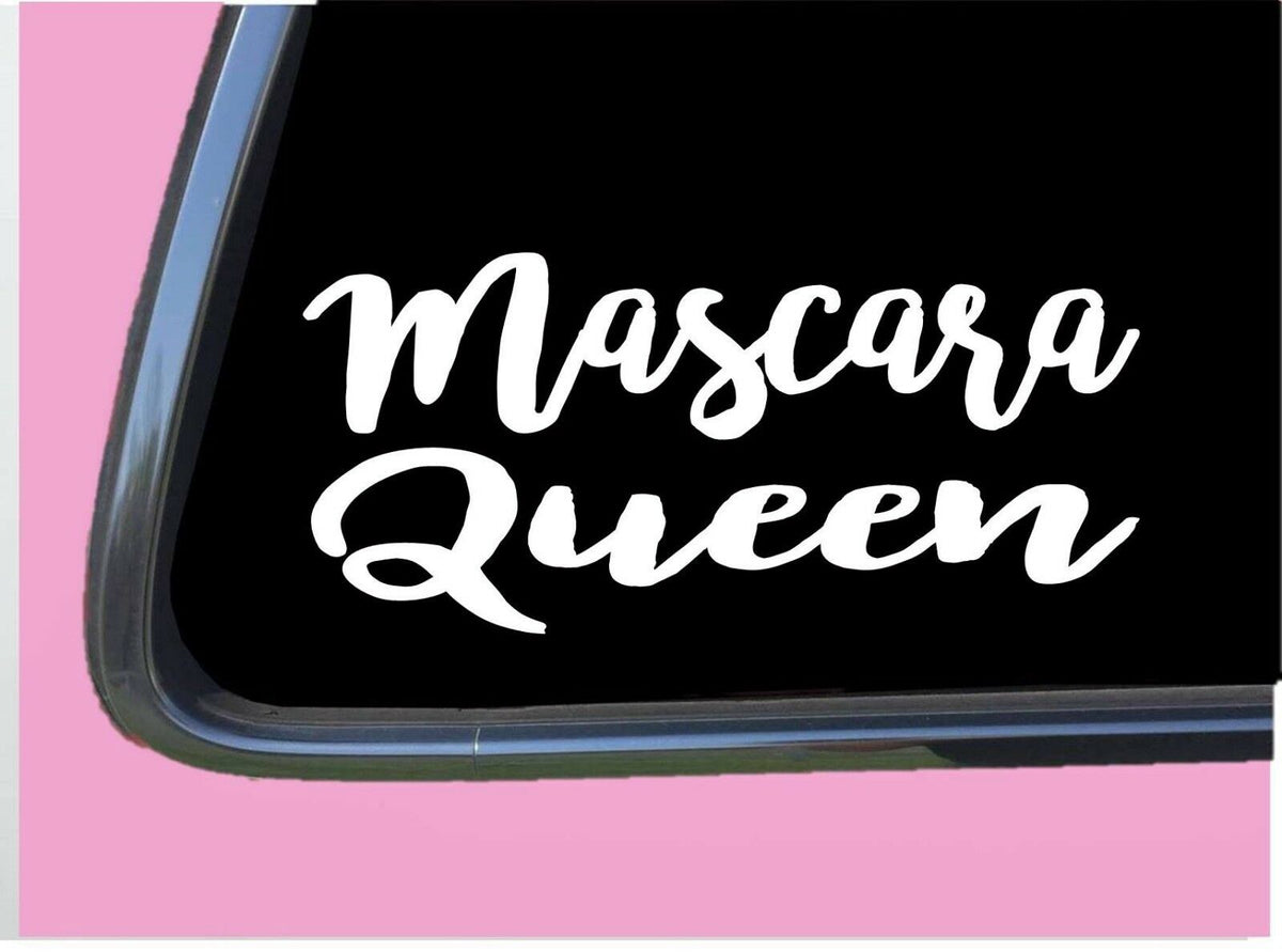 Mascara Queen Vinyl Decal – 8 Inch