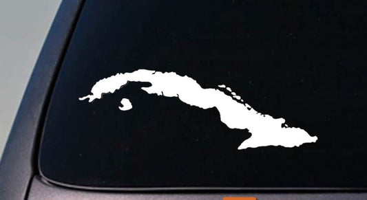 Cuba Country Vinyl Decal – 6 Inch