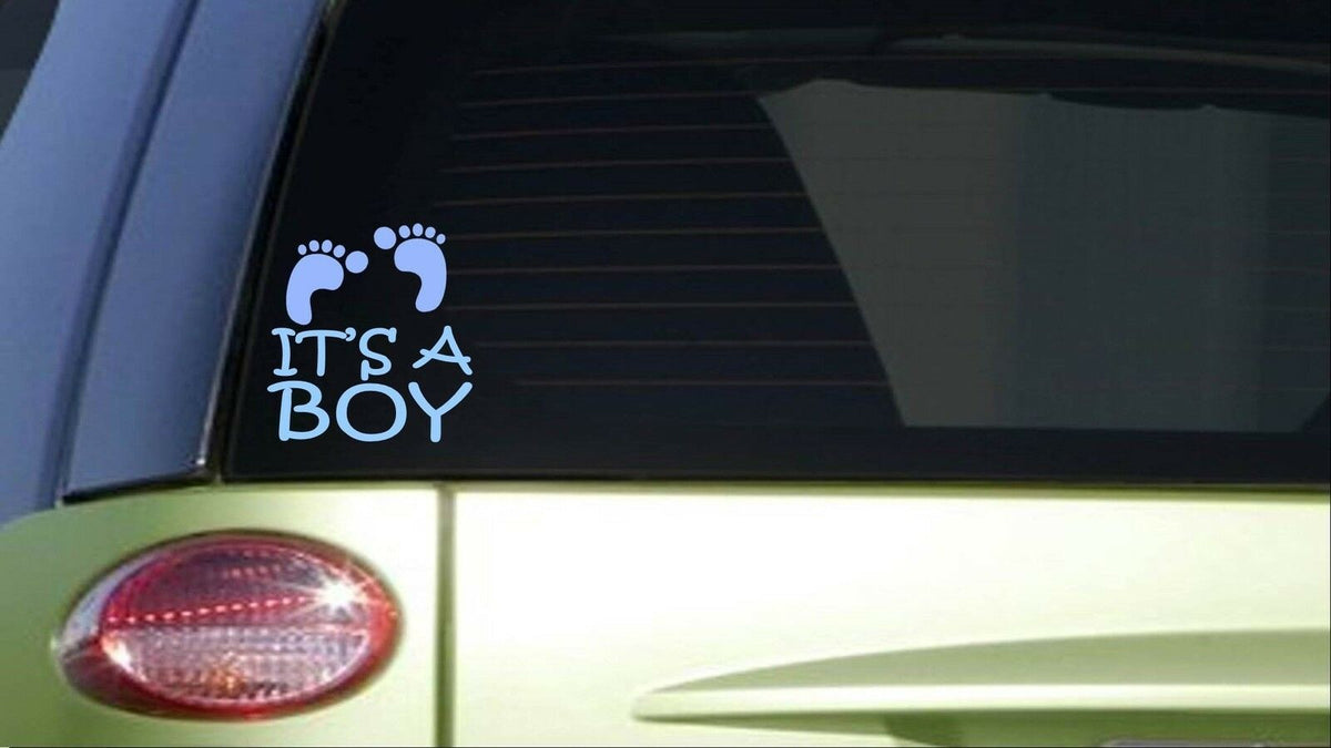 It's a Boy Blue Vinyl Decal – 6 Inch