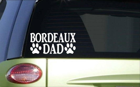 Bordeaux Dad Vinyl Decal – 8 Inch