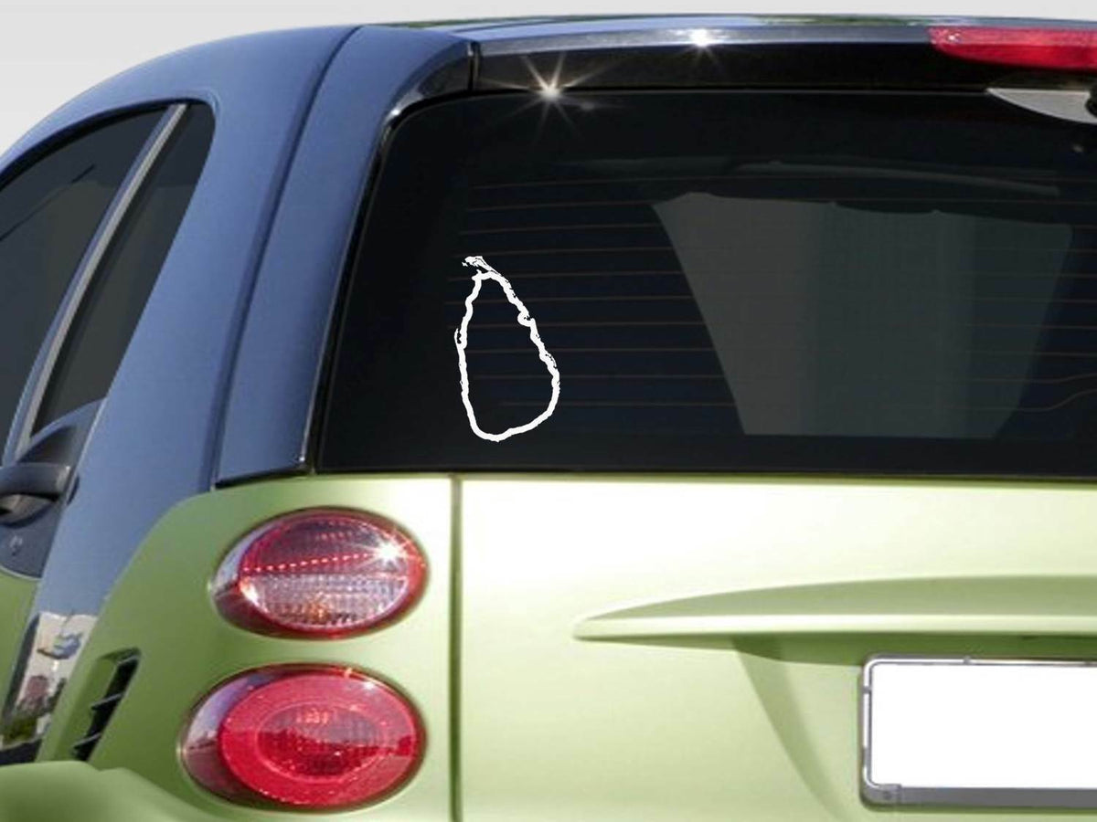 Sri Lanka Vinyl Decal – 6 Inch