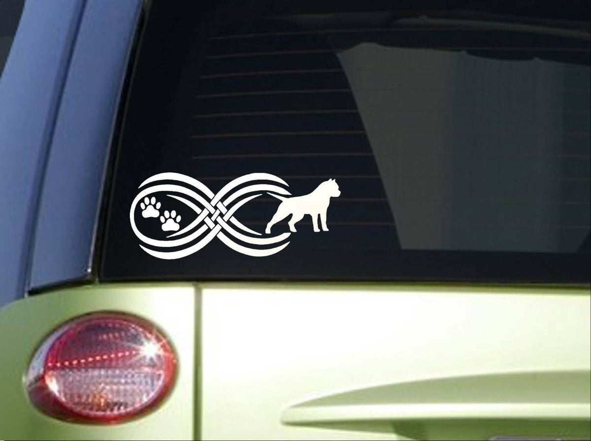 Tribal Bully Infinity Sitcker Wide Vinyl Decal – 8.5 Inch