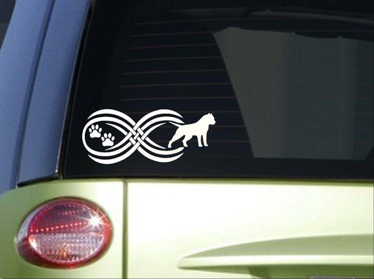 Tribal Bully Infinity Sitcker Wide Vinyl Decal – 8.5 Inch