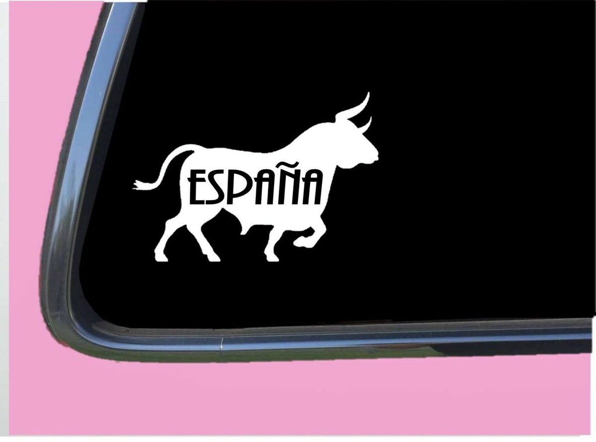 Espana Spanish Bull Vinyl Decal – 8 Inch