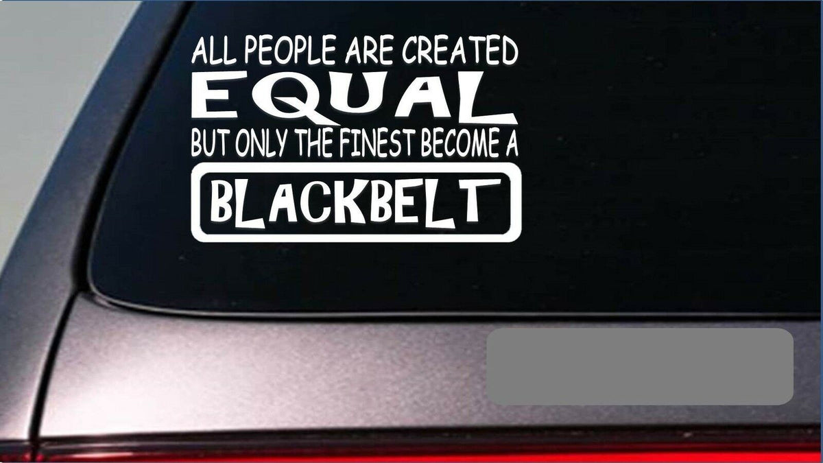 Blackbelt Equal Vinyl Decal – 8 Inch