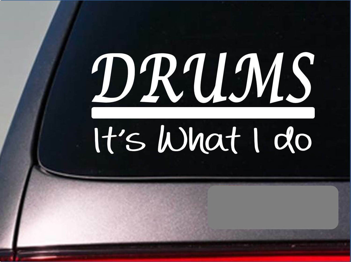 Drums Vinyl Decal
