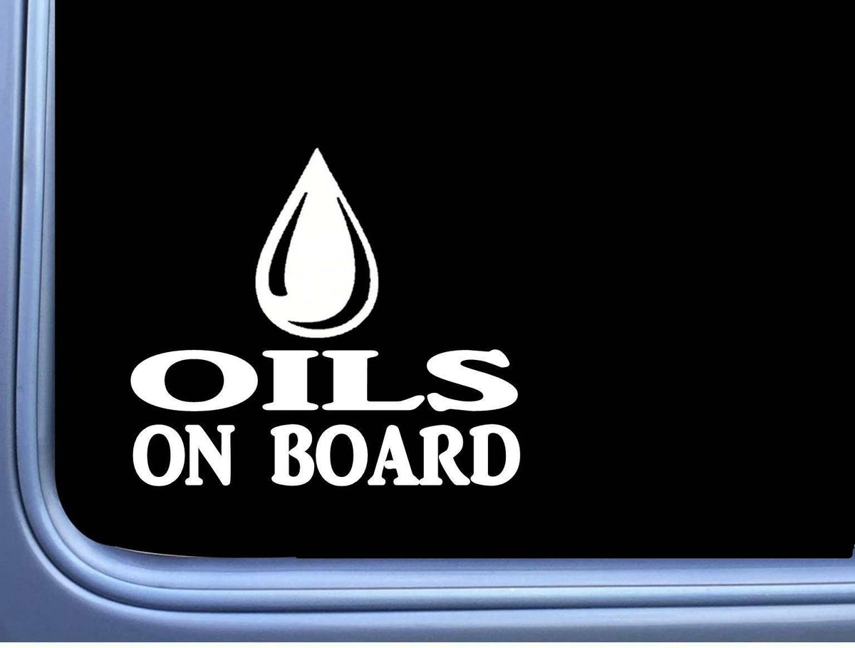 Oil on Board Vinyl Decal – 6 Inch