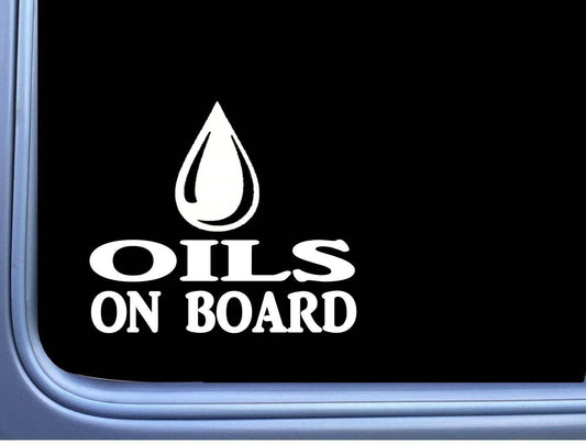 Oil on Board Vinyl Decal – 6 Inch