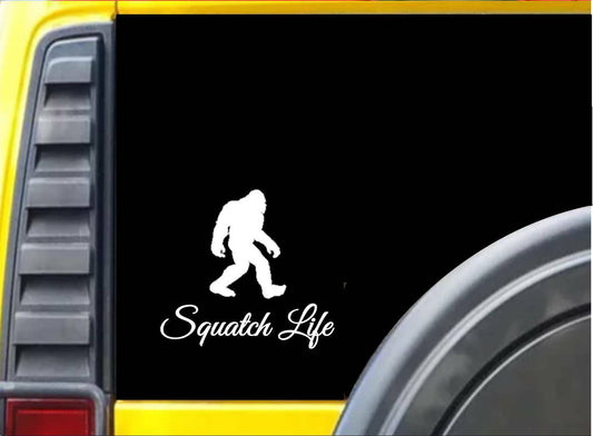 Squatch Life Vinyl Decal – 6 Inch