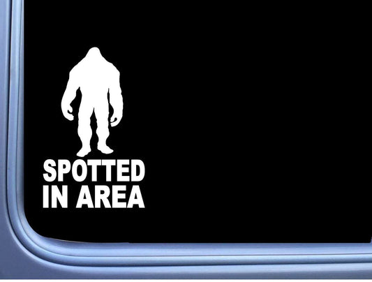 Bigfoot in Area Vinyl Decal – 8 Inch
