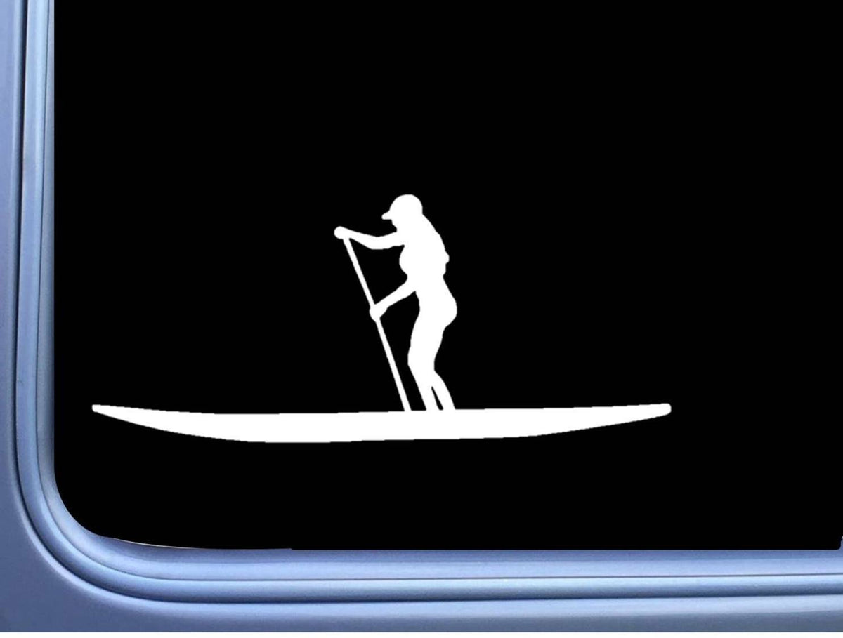 Paddleboard Woman Vinyl Decal – 8 Inch
