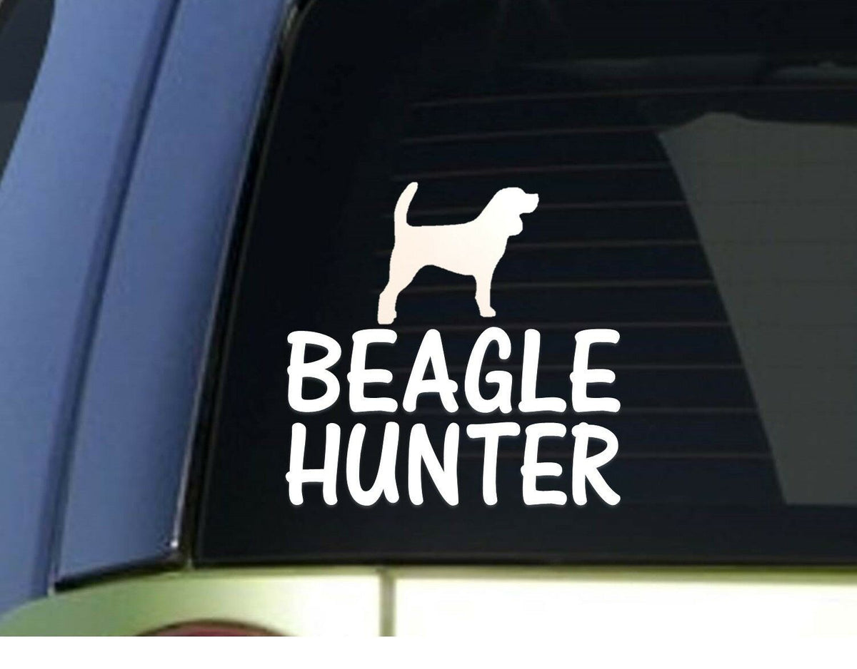 Beagle Hunter Vinyl Decal – 6 Inch