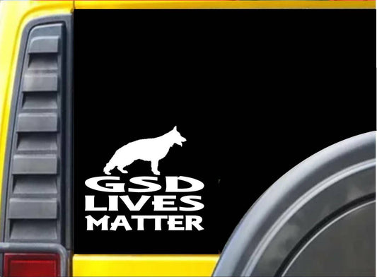 German Shepherd Lives Matter Vinyl Decal – 6 Inch