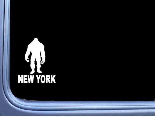Bigfoot New York State Vinyl Decal – 6 Inch
