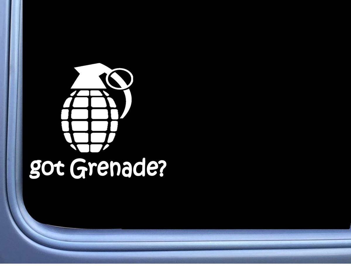 Got Grenade Vinyl Decal – 6 Inch
