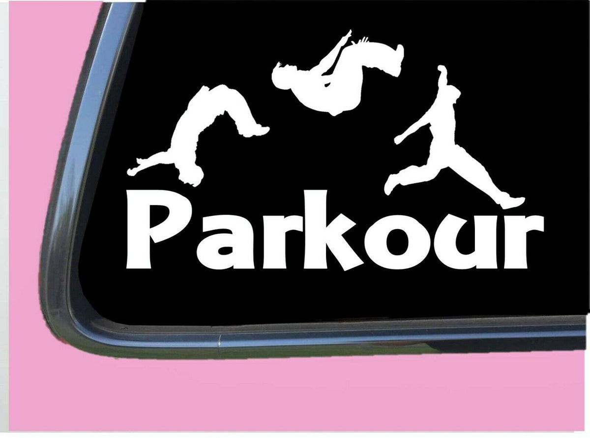 Parkour Vinyl Decal – 8 Inch