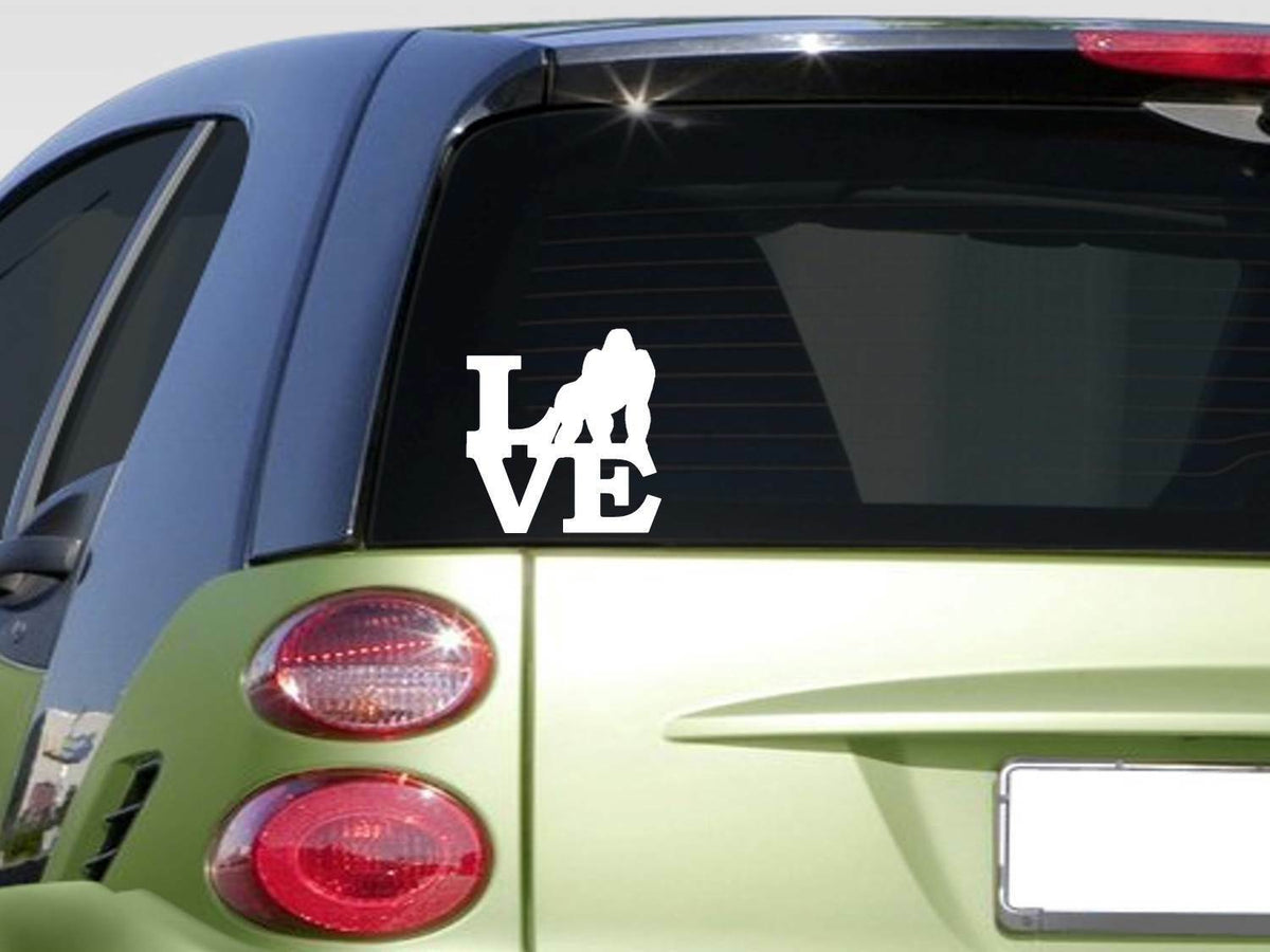 Gorilla Love Vinyl Decal – 6 Inch