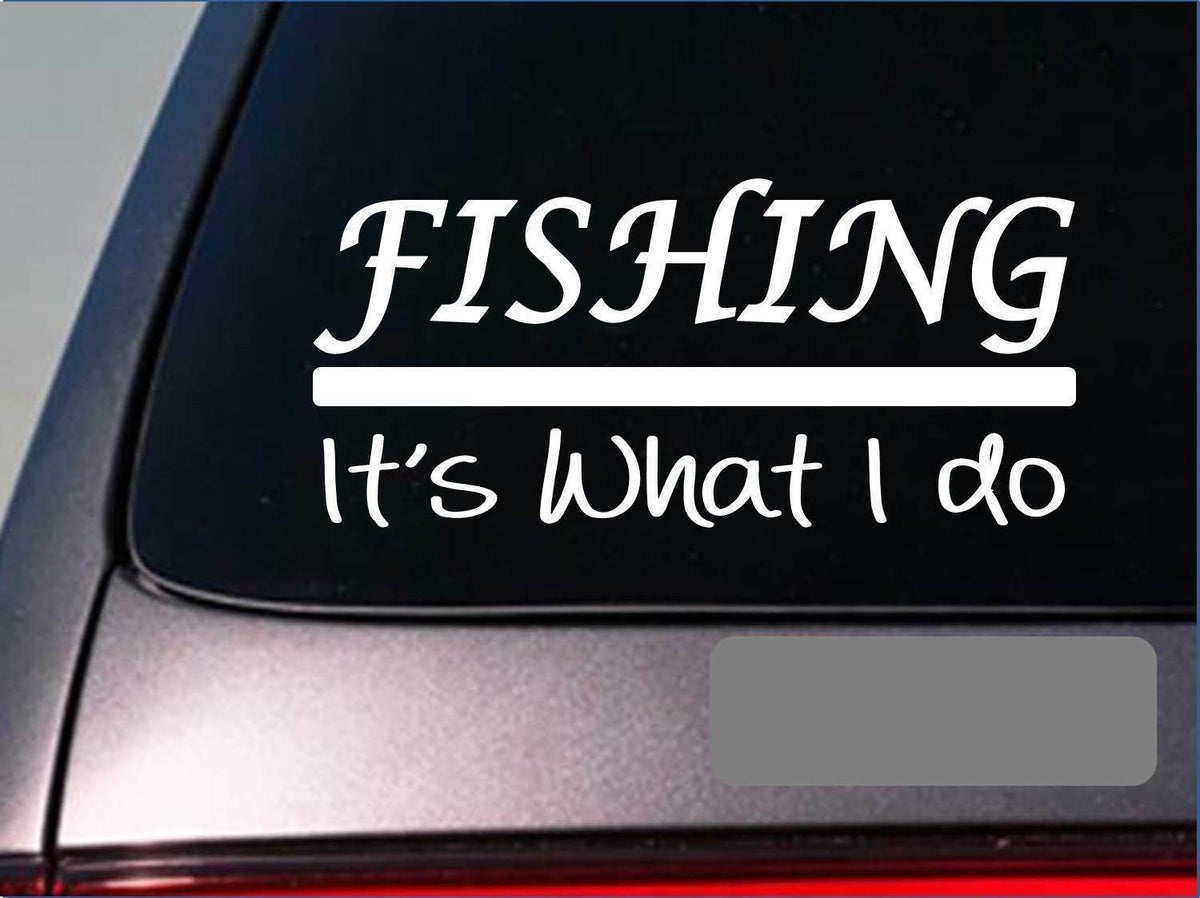 Fishing Vinyl Decal