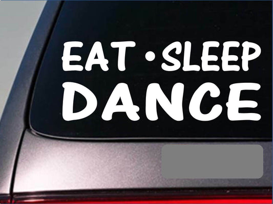 Eat Sleep Dance Vinyl Decal – 8 Inch