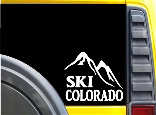 Ski Colorado Vinyl Decal – 6 Inch