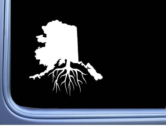 Alaska Roots Vinyl Decal – 6 Inch
