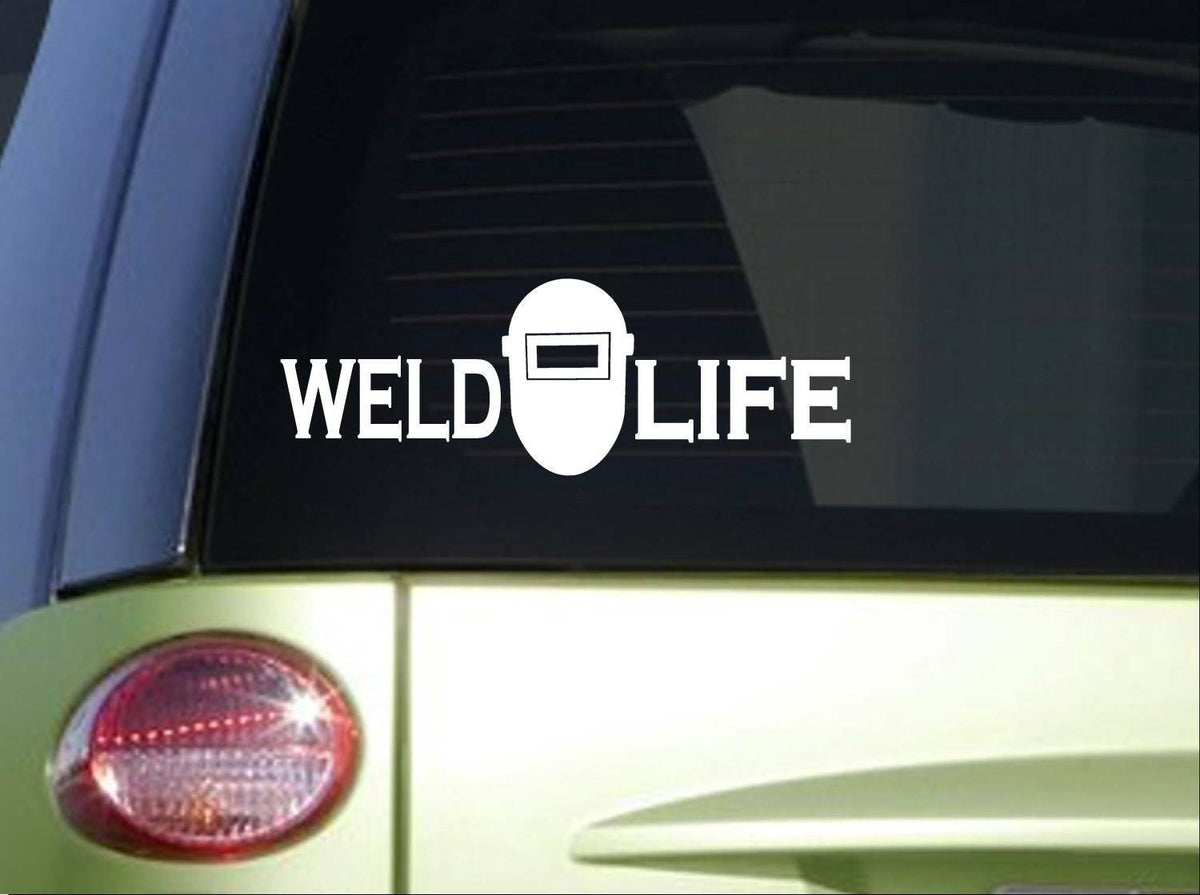Weld Life Mask Vinyl Decal – 8 Inch