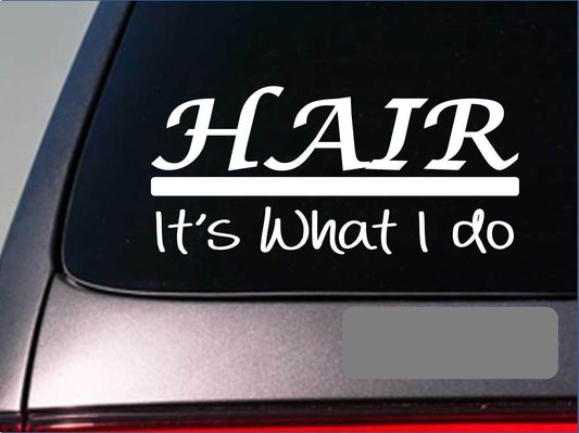 Hair Vinyl Decal