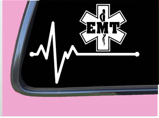 EMT Lifeline Vinyl Decal – 8 Inch