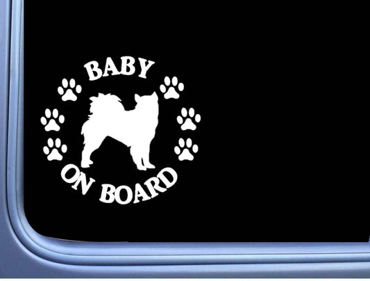 Baby on Board Alaskan Malamute Vinyl Decal – 6 Inch