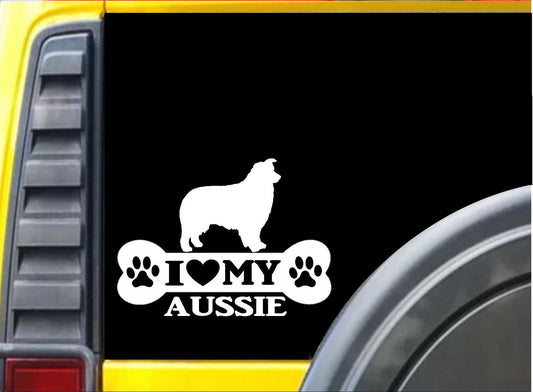 Aussie Bone Vinyl Decal – 8 Inch