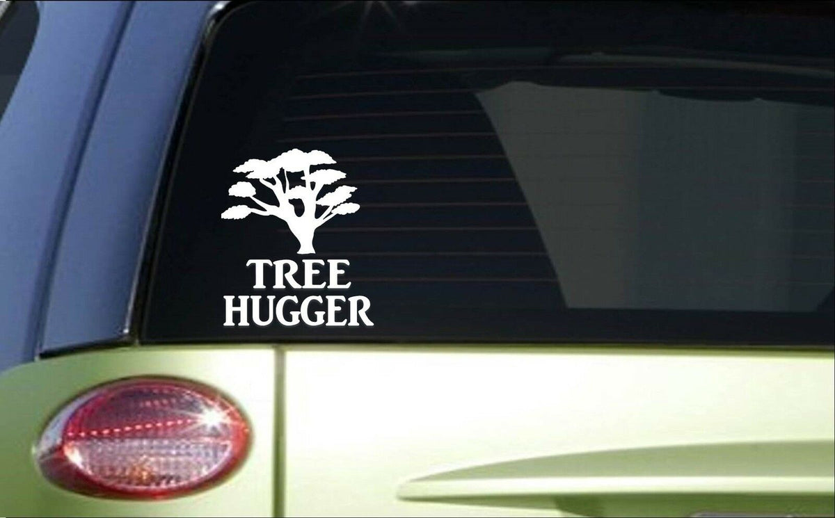 Tree Hugger Vinyl Decal – 6 Inch