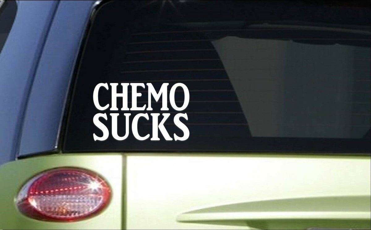 Chemo Sucks Vinyl Decal – 6 Inch