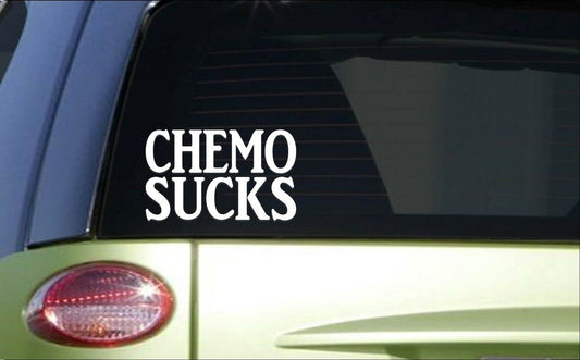 Chemo Sucks Vinyl Decal – 6 Inch