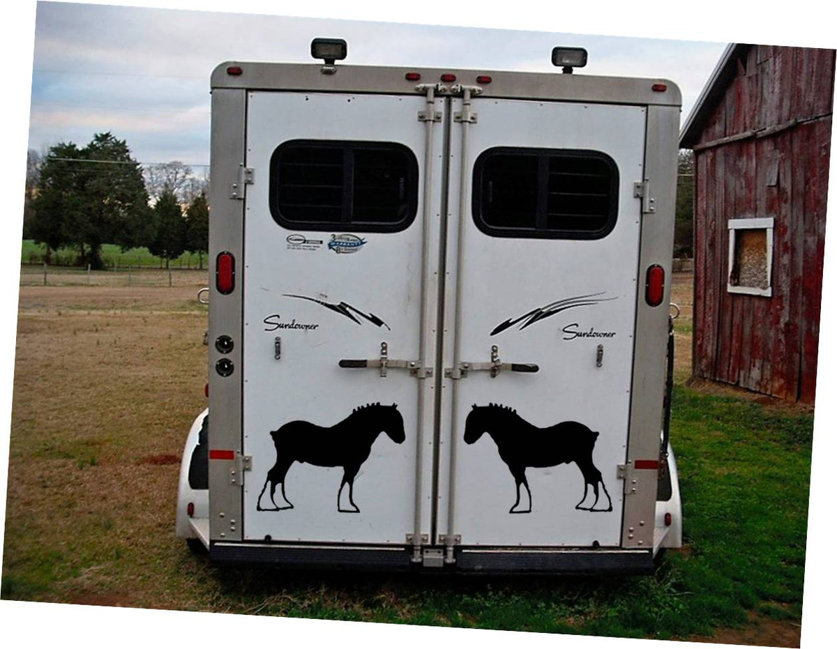 Clydesdale Vinyl Decal – 12 Inch