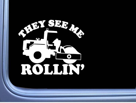 Compactor Vinyl Decal – 6 Inch